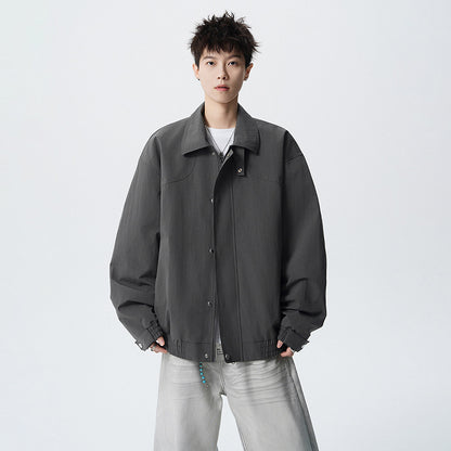 Fashionable Lightweight Premium Men's Lapel Jacket for Spring and Autumn