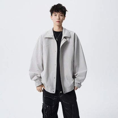 Fashionable Lightweight Premium Men's Lapel Jacket for Spring and Autumn