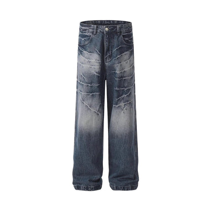 SUÐR Signature Baggy Jeans Mid-Wash