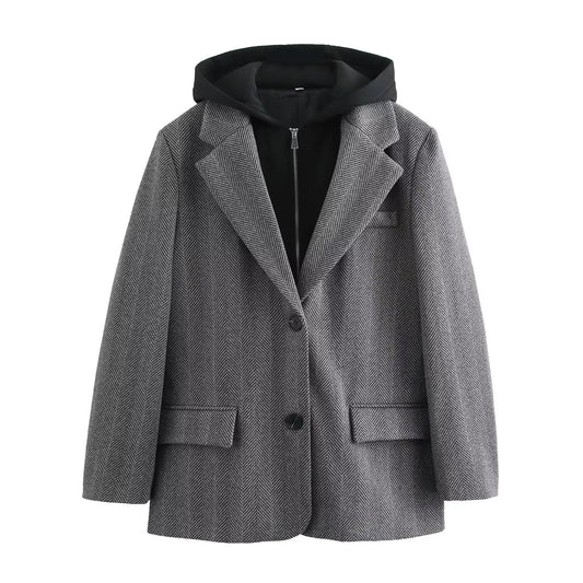 SUÐR Hooded Blazer