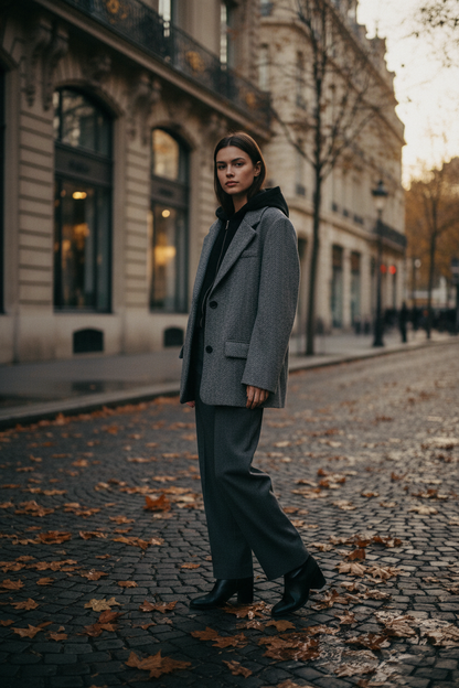 Hooded Blazer