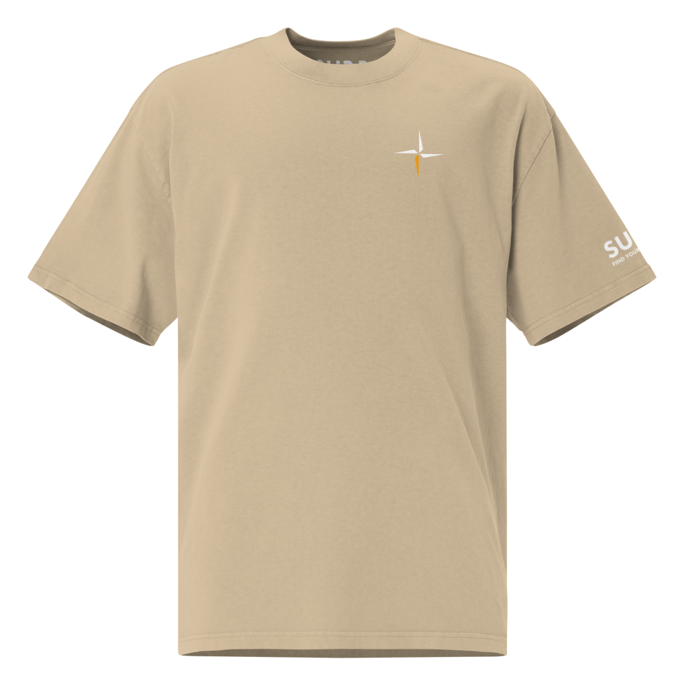 Men's Oversized Faded T-Shirt | AS Colour 5082 SUÐR Clothing