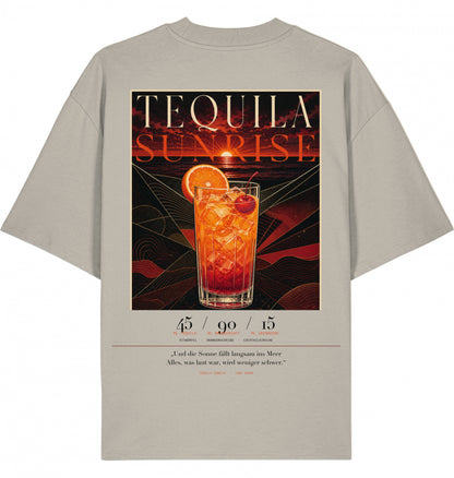 SUÐR Tequila Sunrise Oversized Tee