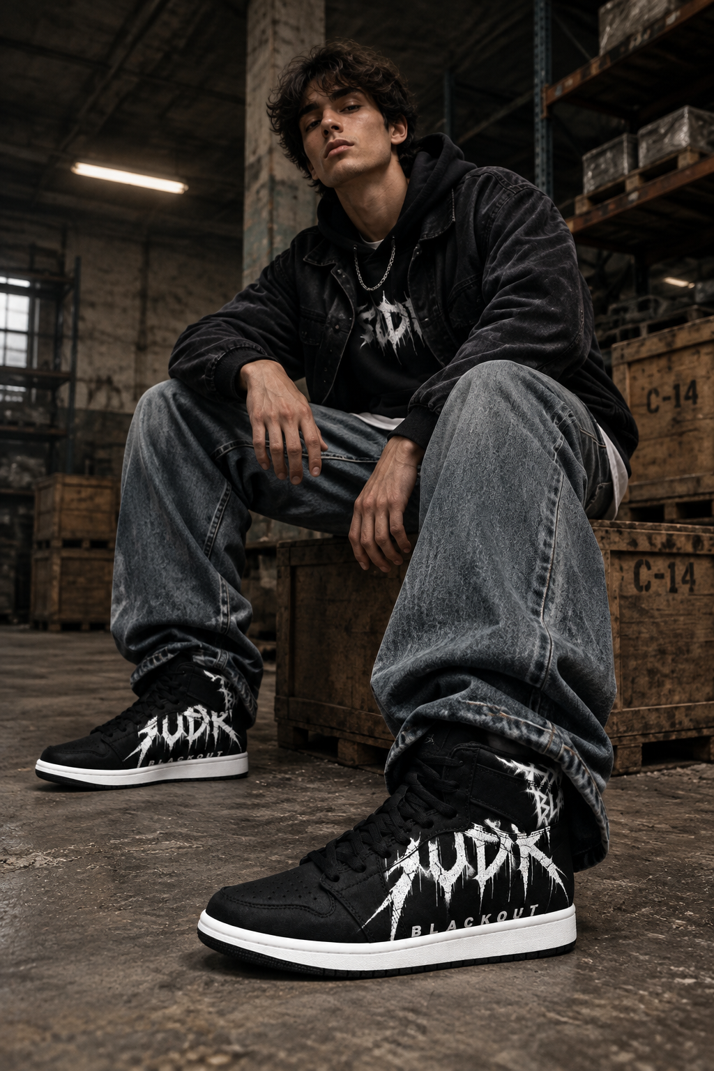 BLACKOUT men's logo high top Sneakers – Ansicht 9