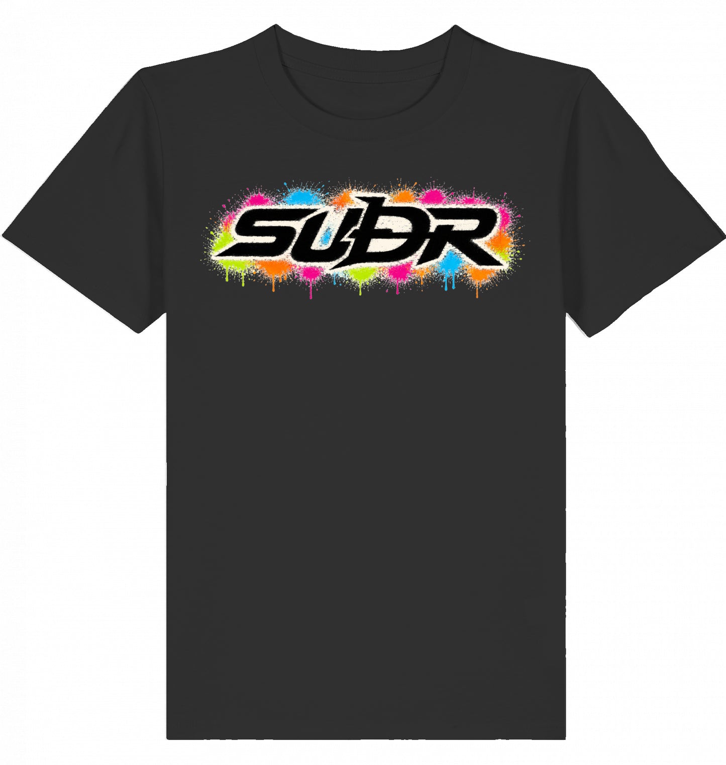 SUÐR Kids Tee Iconic in Schwarz