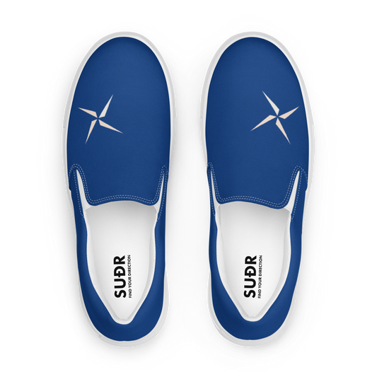 Men's Slip-On Canvas Shoes SUÐR Clothing
