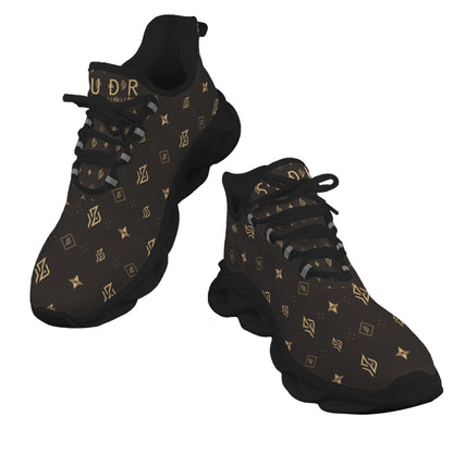 SUÐR Signature Sneaker Damen – Braun/Gold