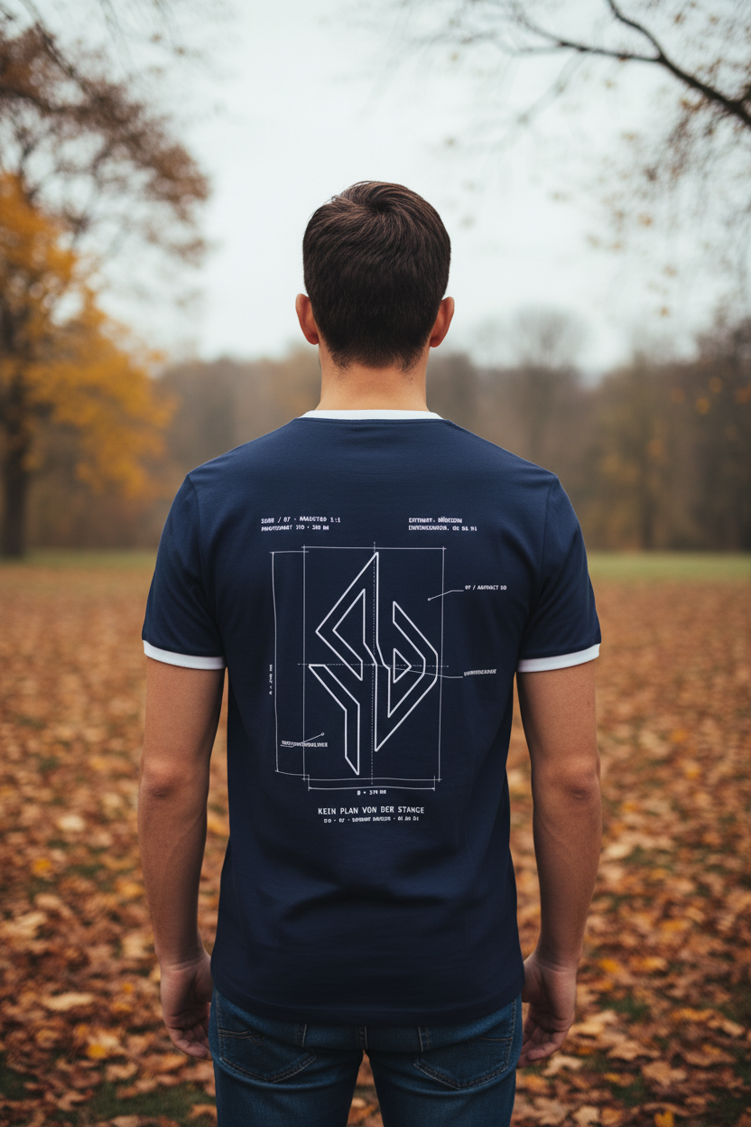 Blaupause Ringer Tee