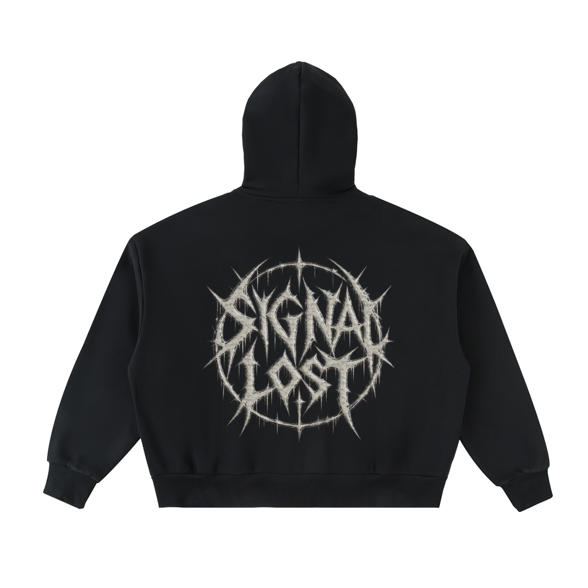 BLACKOUT fleeced full zip boxy Hoodie – Ansicht 4