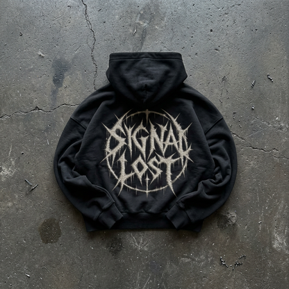 BLACKOUT fleeced full zip boxy Hoodie – Ansicht 2