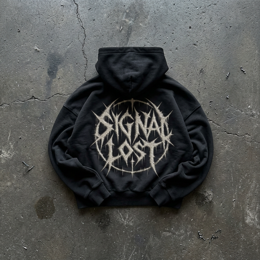 BLACKOUT fleeced full zip boxy Hoodie – Ansicht 2
