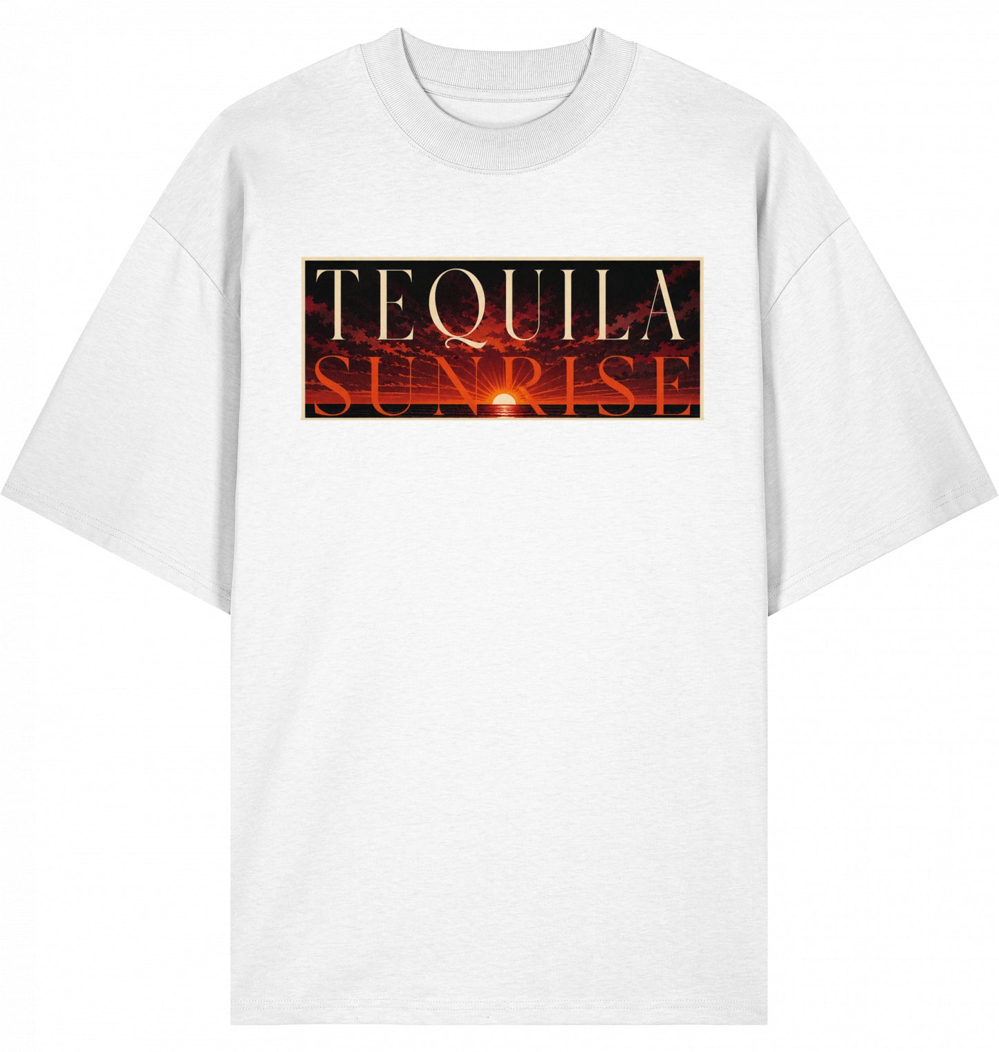 SUÐR Tequila Sunrise Oversized Tee