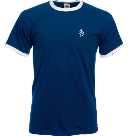 SUÐR Blaupause Ringer Tee