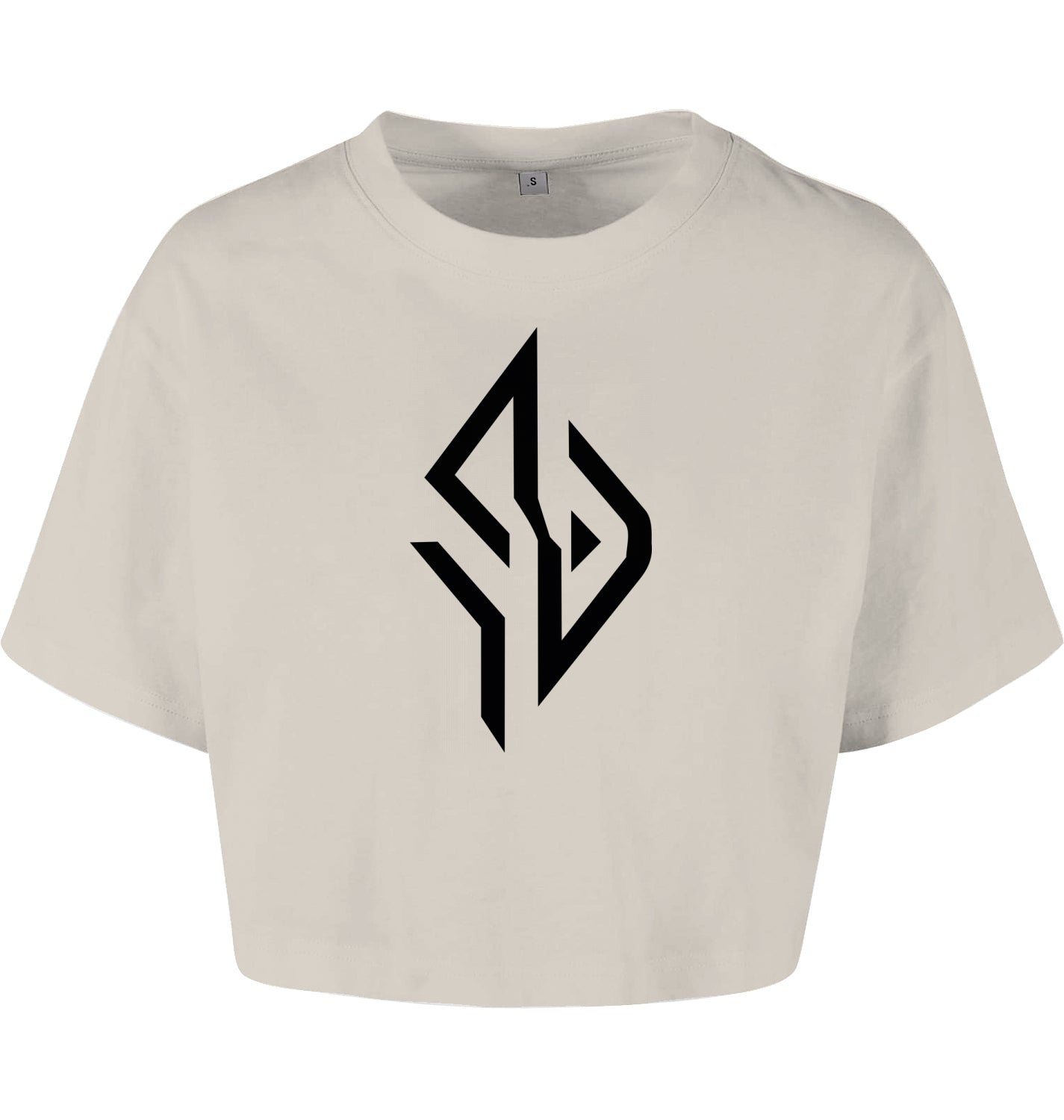 SUÐR FIND Cropped Oversize Tee – Women