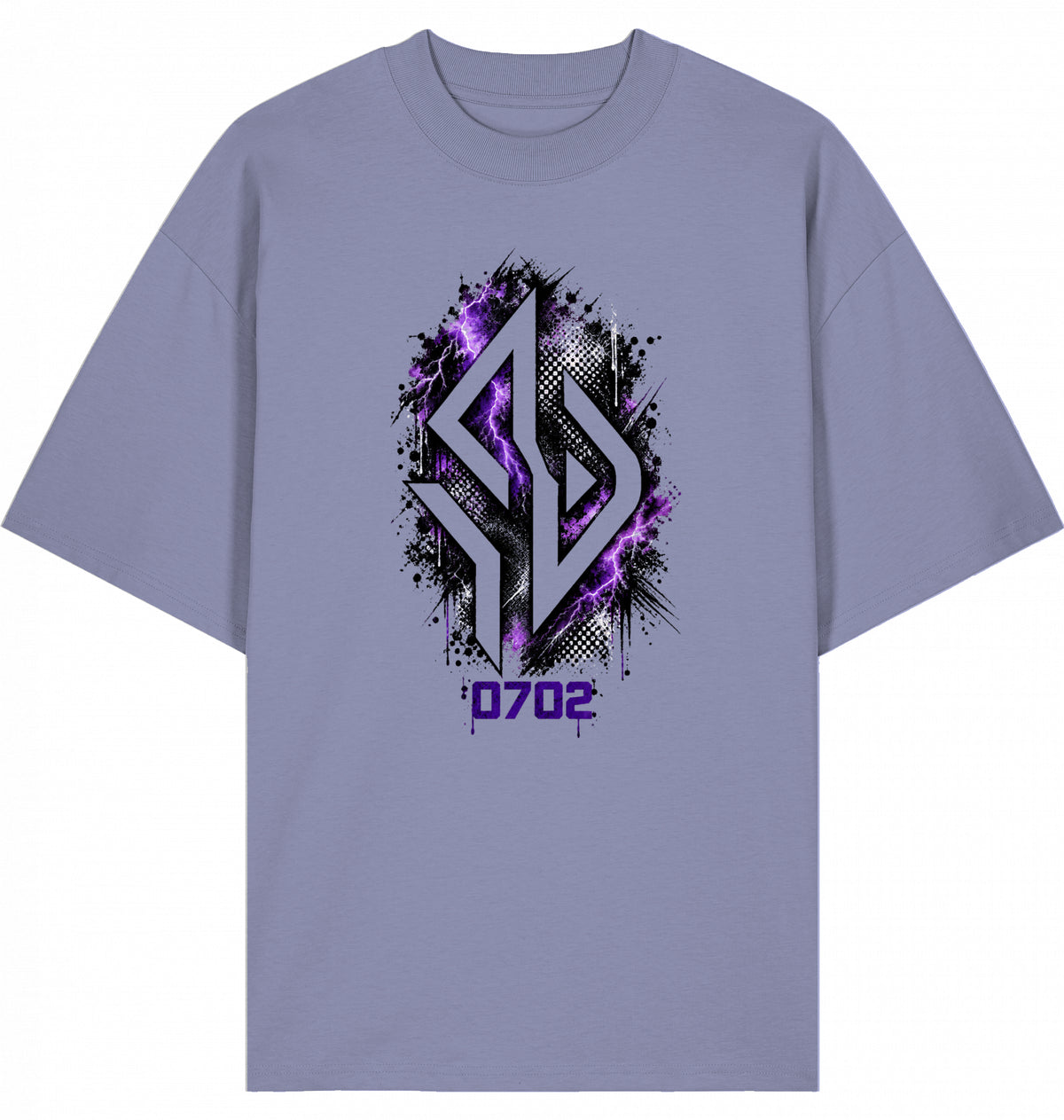 Backpiece 0702 Monogram – Oversize Tee mit grossem Rückenprint von SUÐR