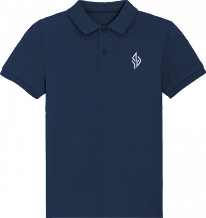 SUÐR Kids Polo in Marineblau