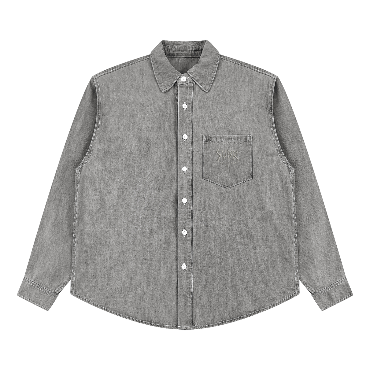 BLACKOUT vintage wash denim Shirt – Ansicht 7