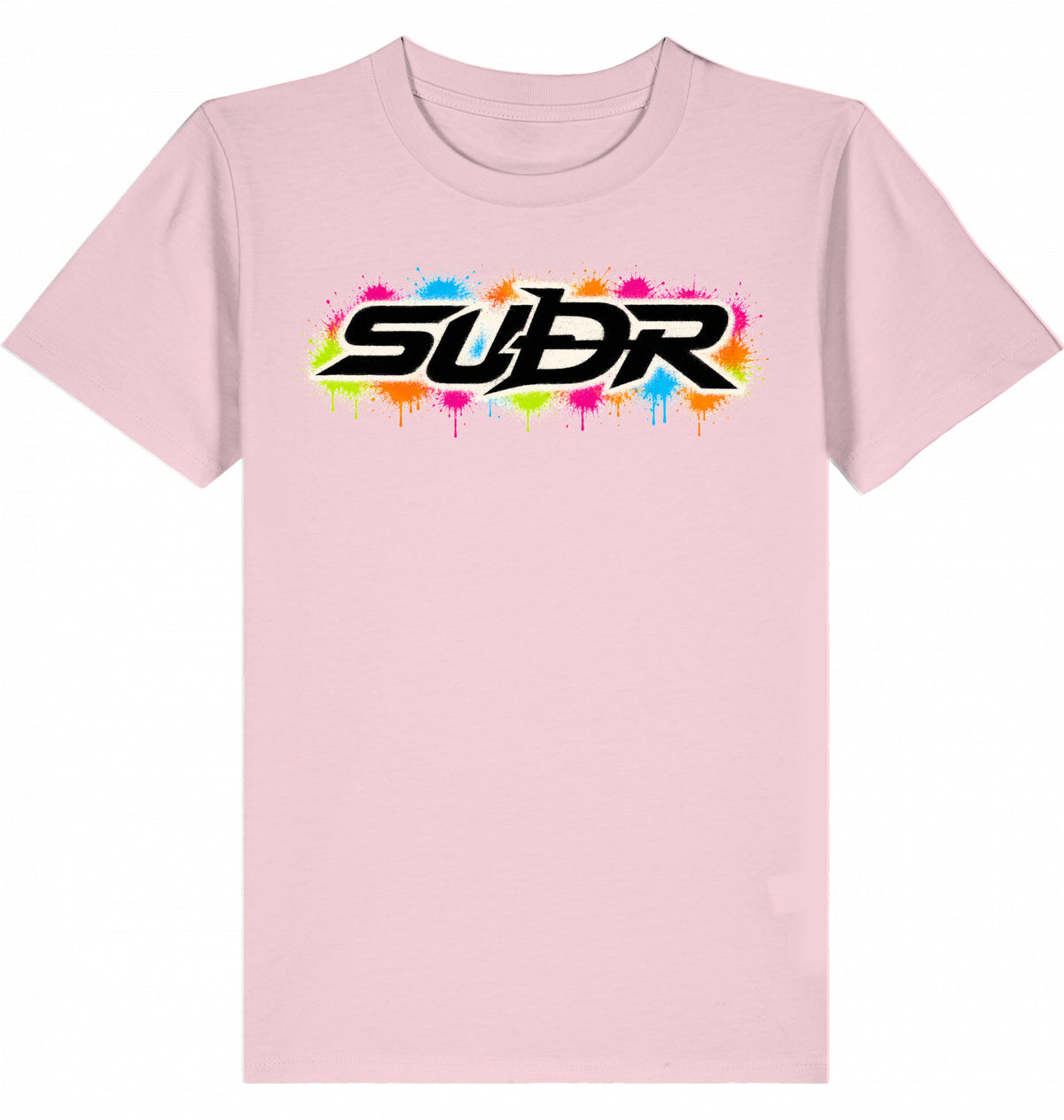 SUÐR Kids Tee Iconic in Zartrosa