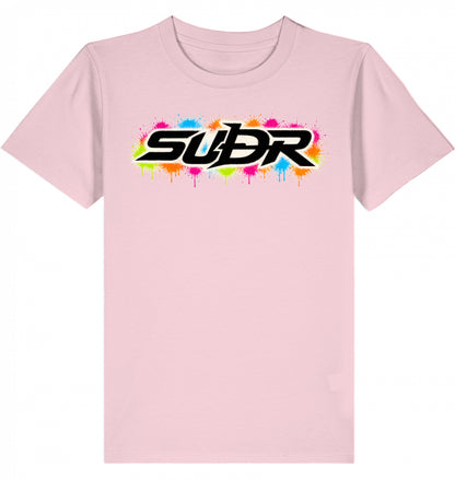 SUÐR Kids Tee Iconic in Zartrosa