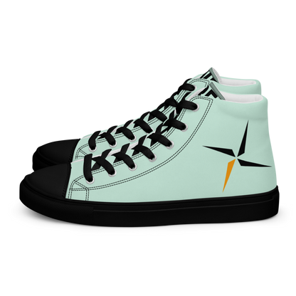 Men's High Top Canvas Shoes SUÐR Clothing