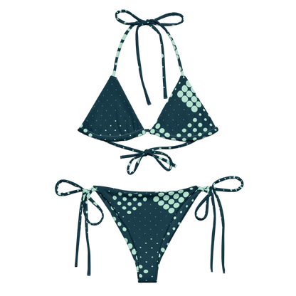 SUÐR-'26 String Bikini Dots Petrol