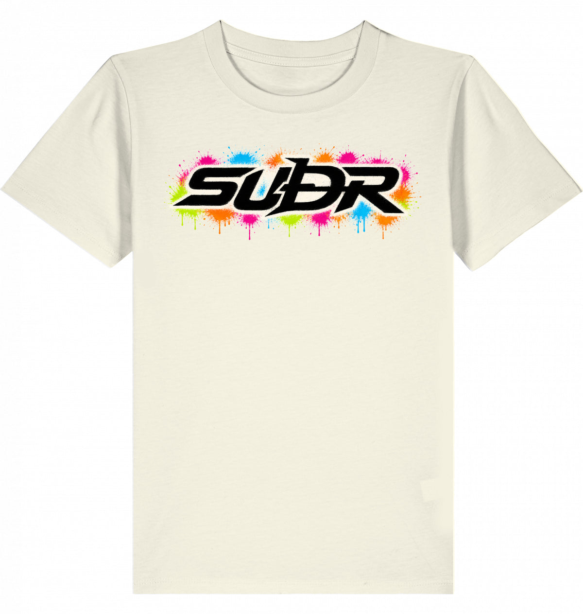 SUÐR Kids Tee Iconic in Naturweiß