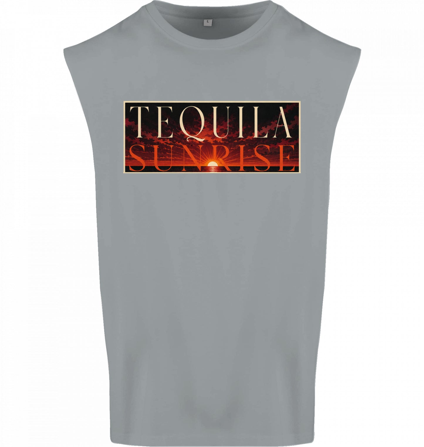 SUÐR Tequila Sunrise Sleeveless Tee
