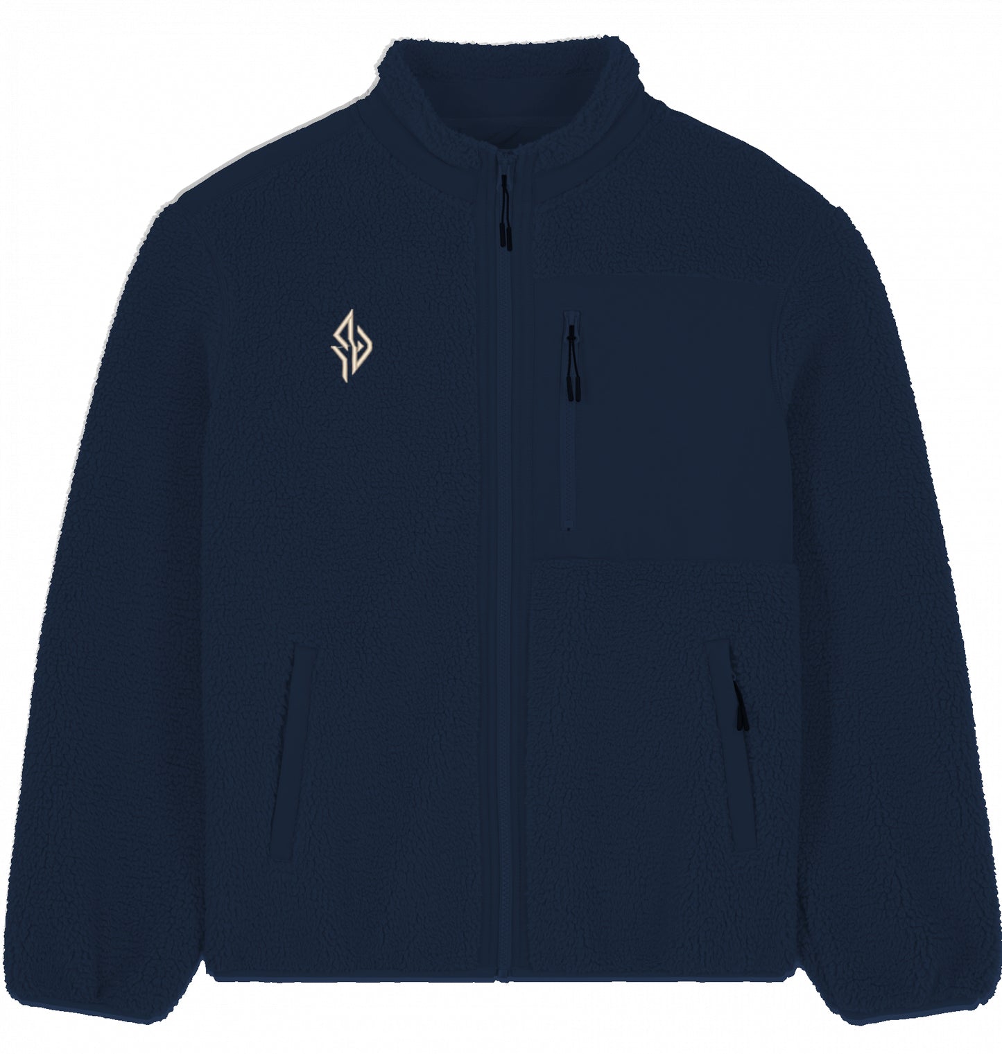 SUÐR Sherpa Jacke in French Navy