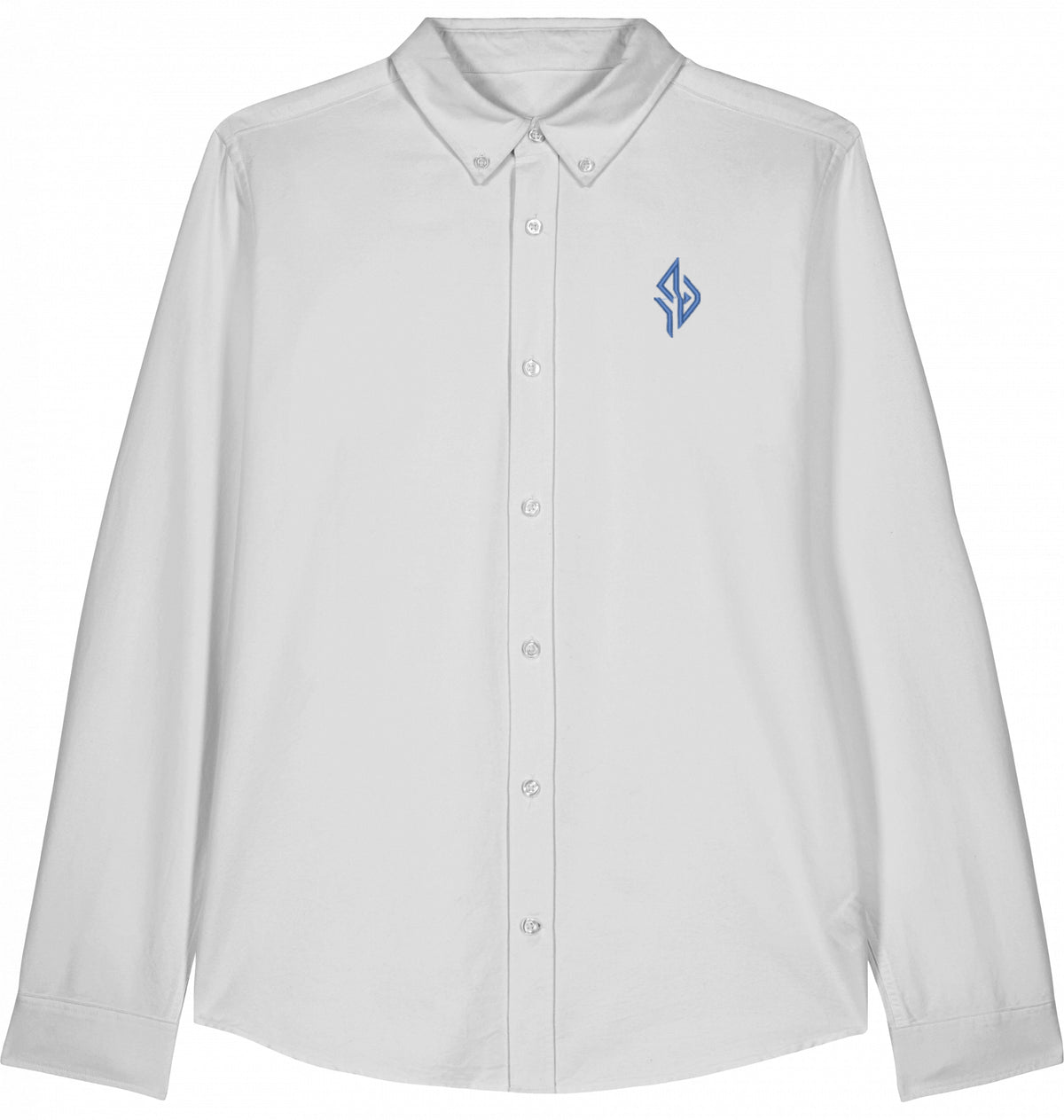 SUÐR Signature Oxford Hemd in White
