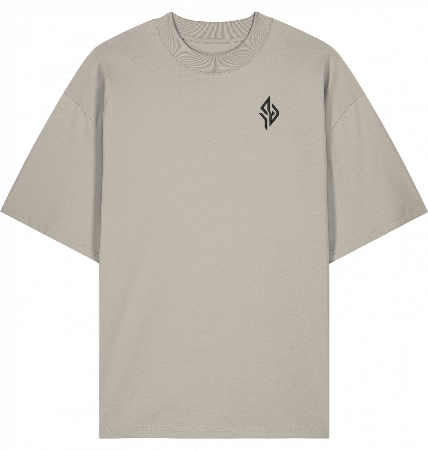 SUÐR FIND Mock Neck Tee – Natural Tones