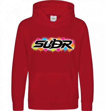 SUÐR Kids Hoodie in Feuerrot