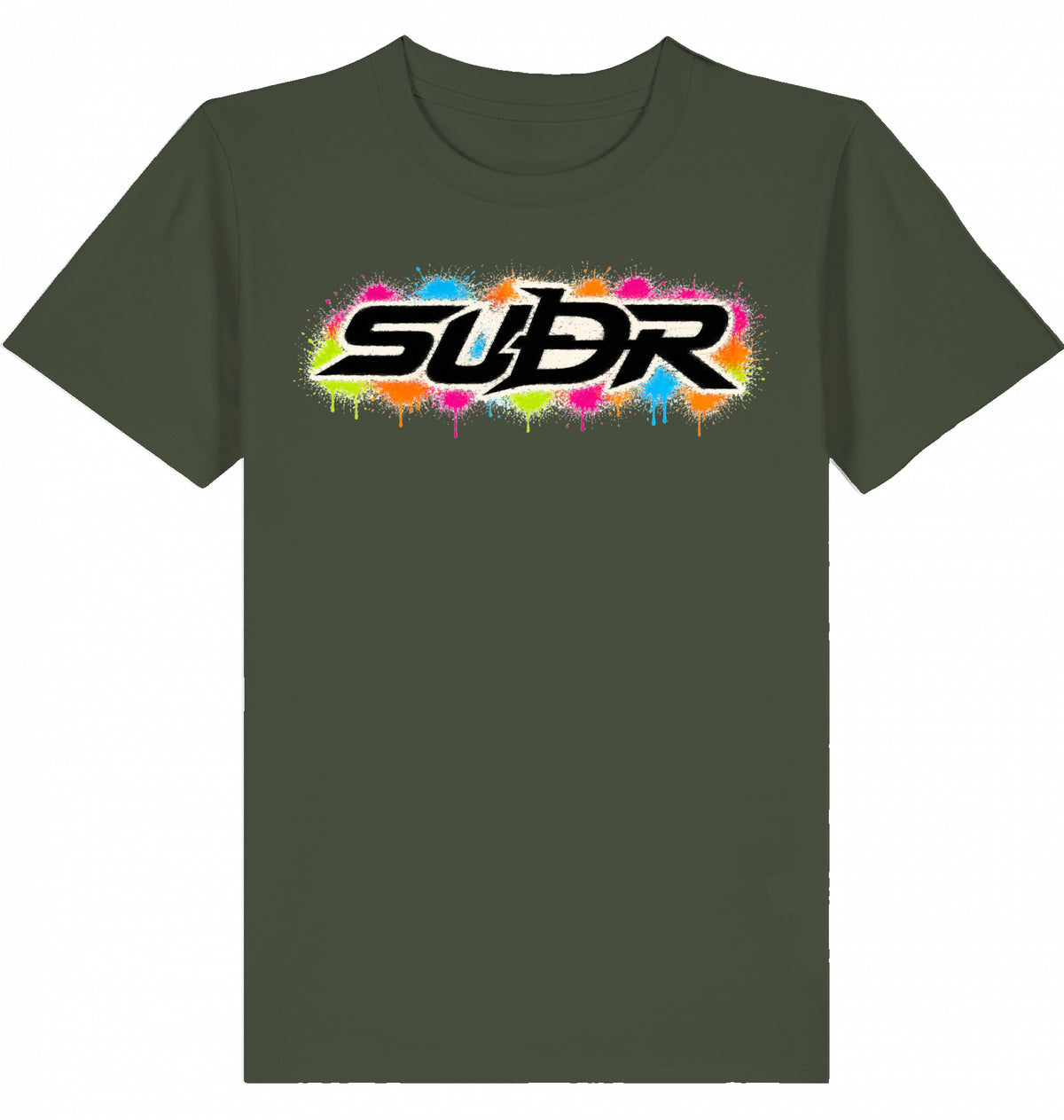 SUÐR Kids Tee Iconic in Khaki