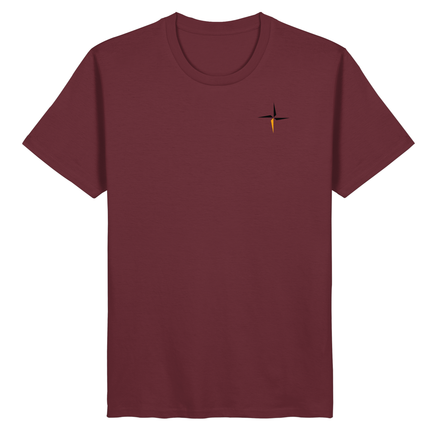 SUÐR-'26 Organic Basic Shirt – Burgundy | SUÐR Clothing