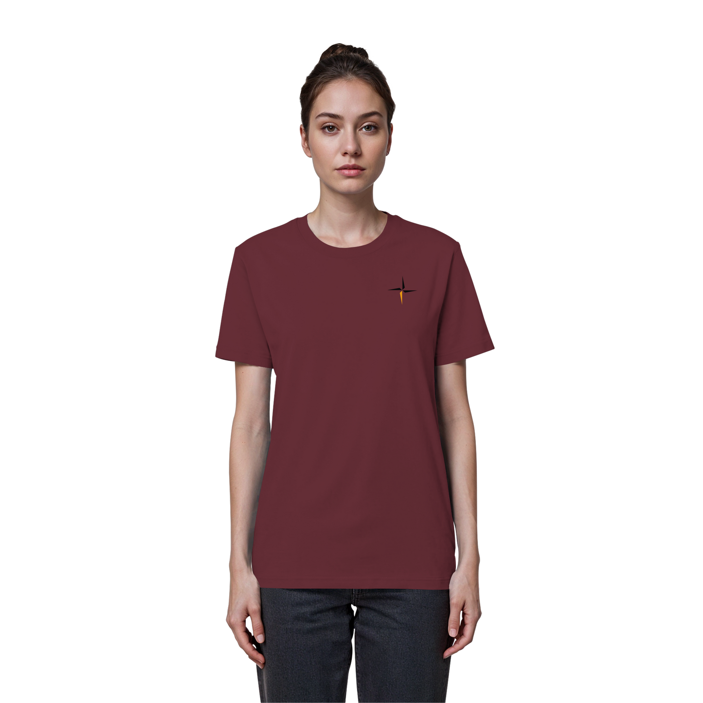 SUÐR-'26 Organic Basic Shirt – Burgundy | SUÐR Clothing