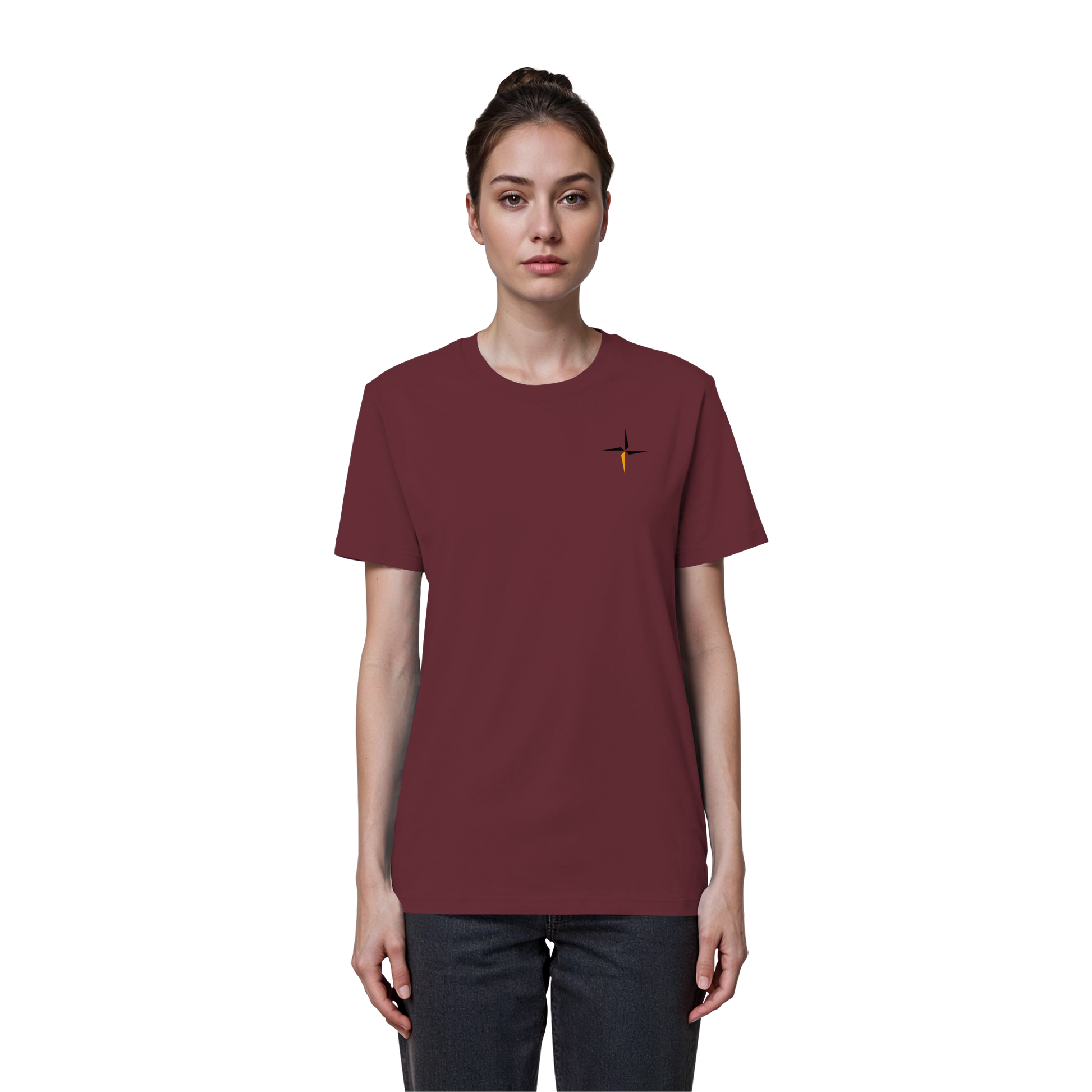 SUÐR-'26 Organic Basic Shirt – Burgundy | SUÐR Clothing