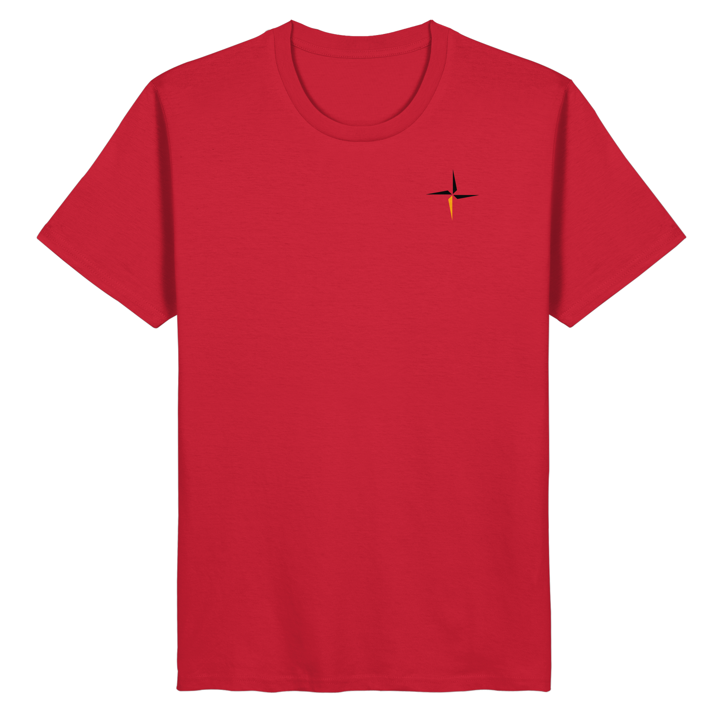SUÐR-'26 Organic Basic Shirt – Red | SUÐR Clothing