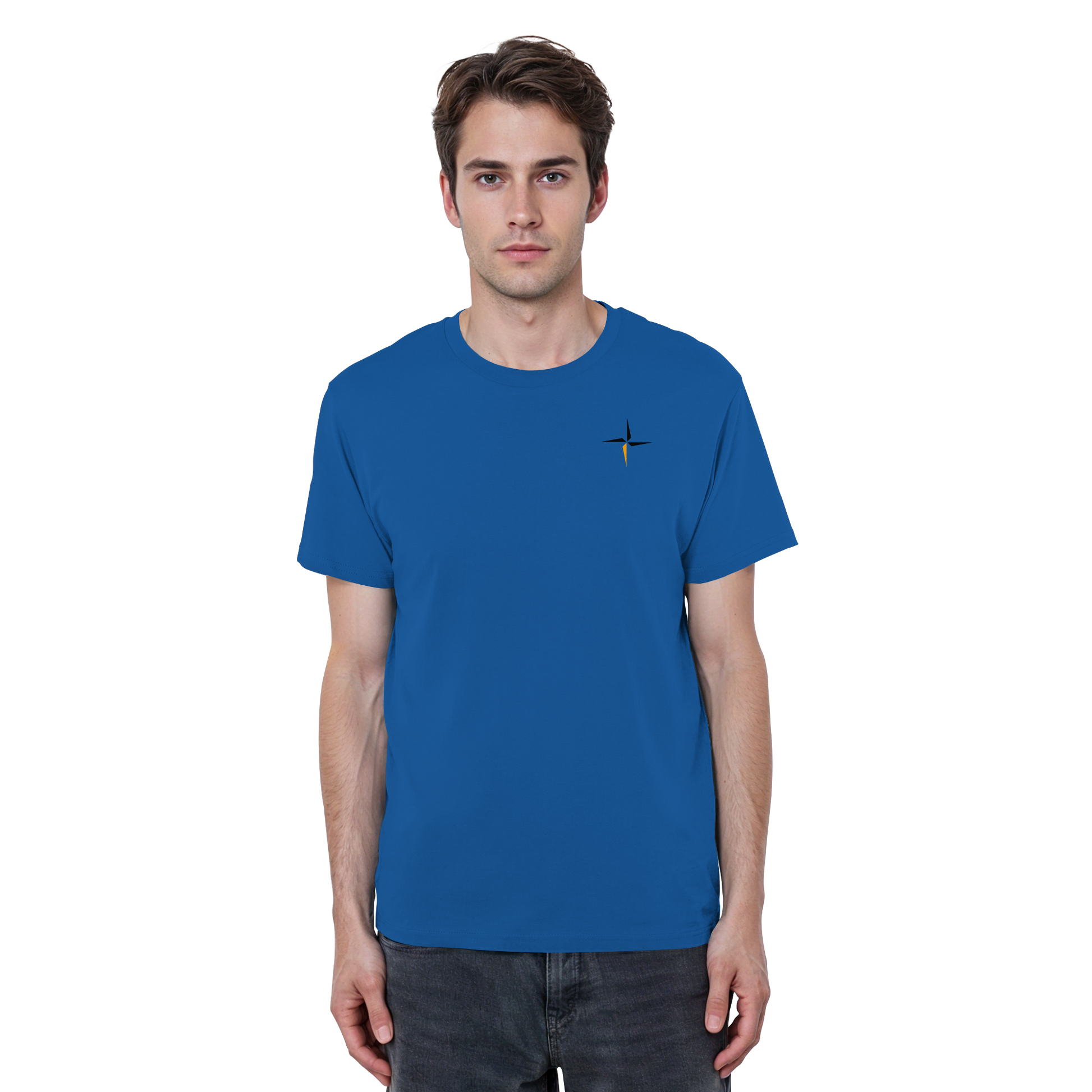 SUÐR-'26 Organic Basic Shirt – Royal Blue | SUÐR Clothing