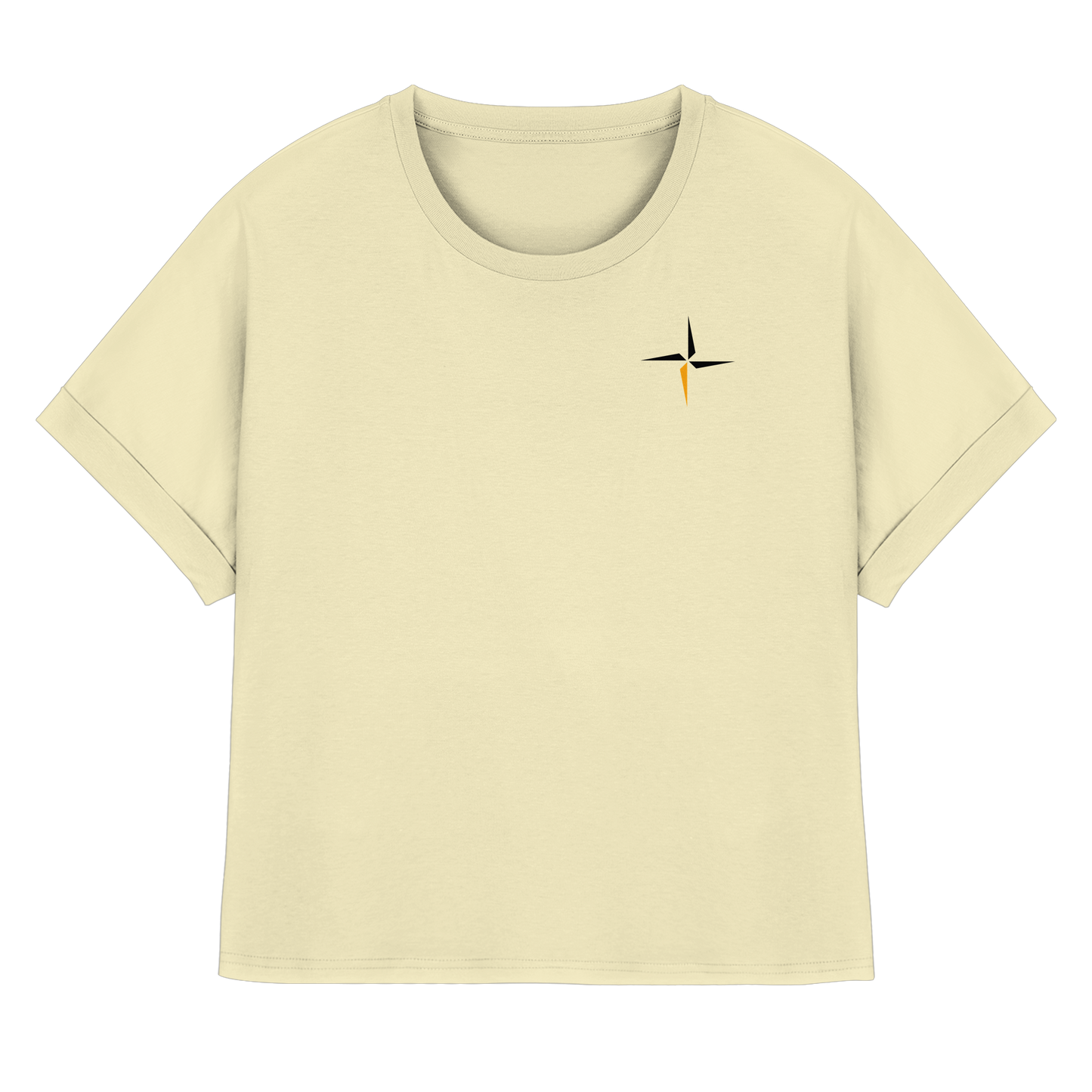Sudr26 Slot 1 - Womens Organic Rolled Sleeves T-Shirt SUÐR Clothing