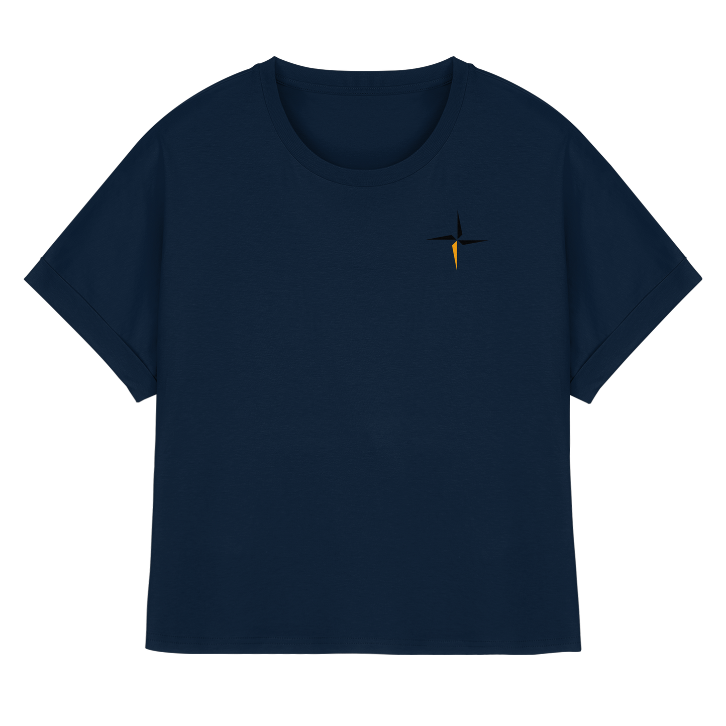 Sudr26 Slot 1 - Womens Organic Rolled Sleeves T-Shirt SUÐR Clothing
