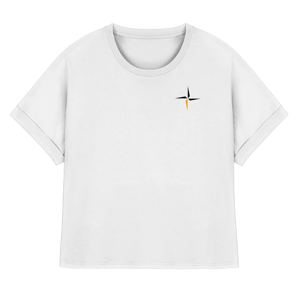 SUÐR-'26 Womens Organic Rolled-Sleeves T-Shirt