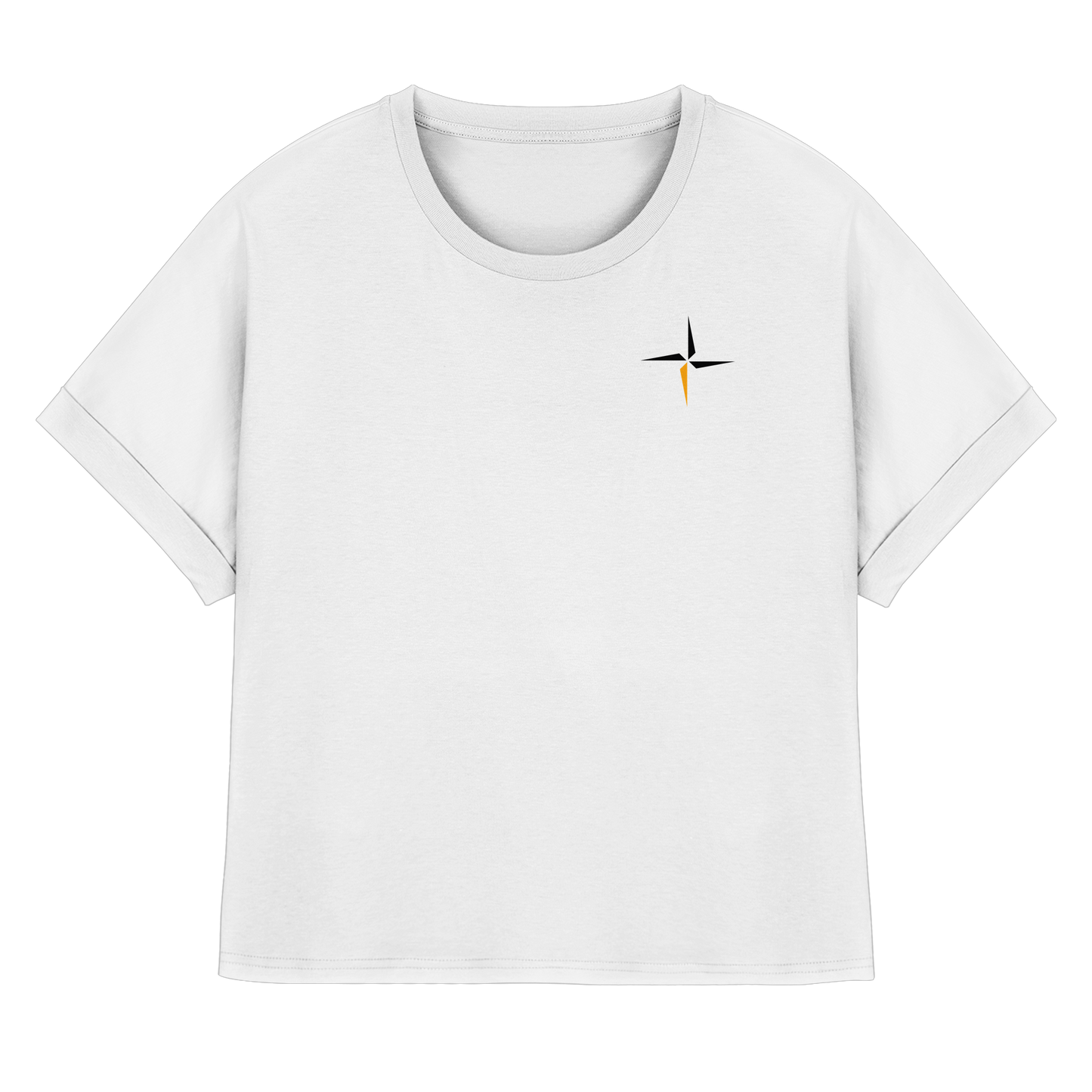 Sudr26 Slot 1 - Womens Organic Rolled Sleeves T-Shirt SUÐR Clothing
