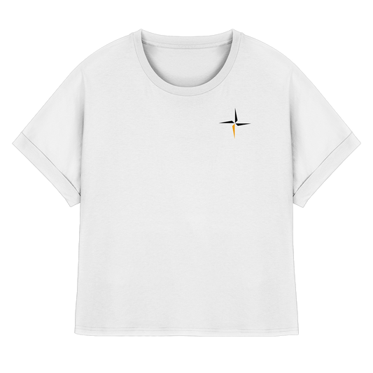 Sudr26 Slot 1 - Womens Organic Rolled Sleeves T-Shirt SUÐR Clothing
