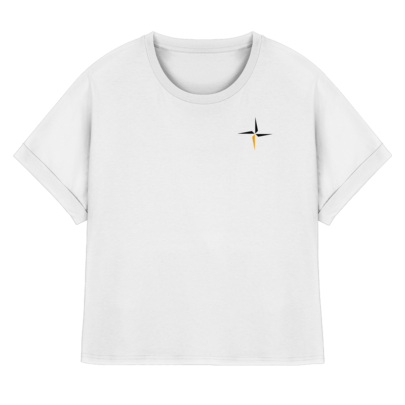 SUÐR-'26 Womens Organic Rolled-Sleeves T-Shirt