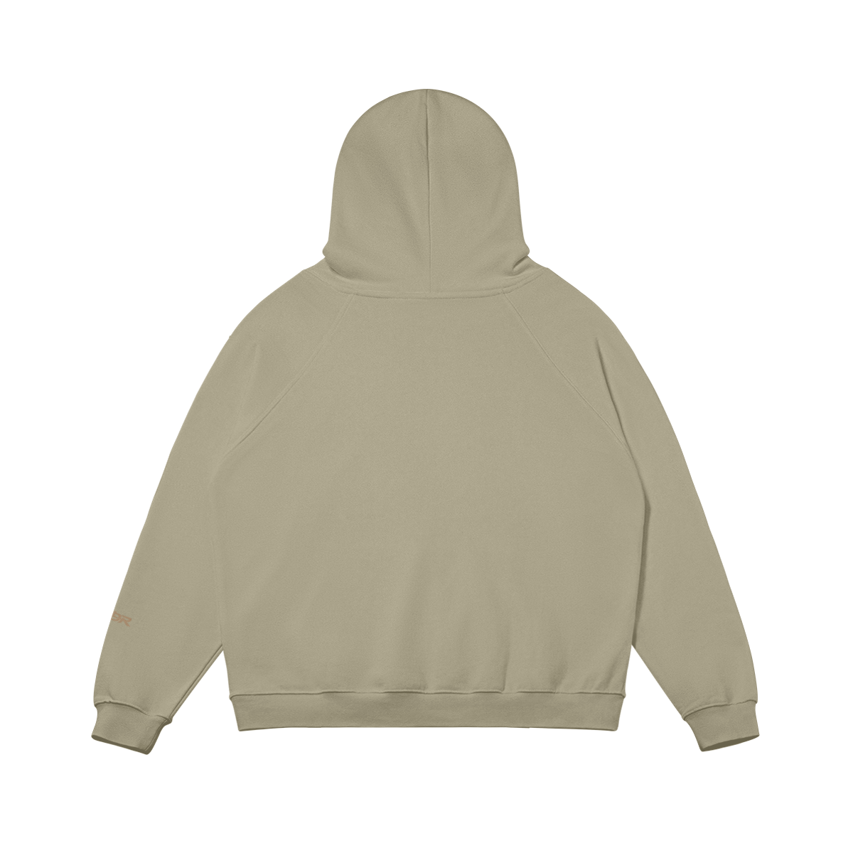 SUÐR Warm Hoodie 380g – Oversized Hoodie, Rückansicht