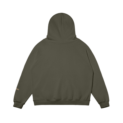 SUÐR Warm Hoodie 380g – Oversized Hoodie, Rückansicht