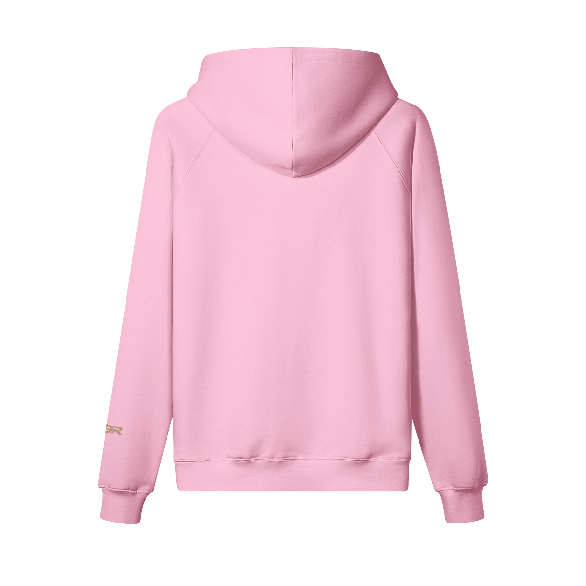 SUÐR Warm Hoodie 380g – Oversized Hoodie in Pink, Rückansicht