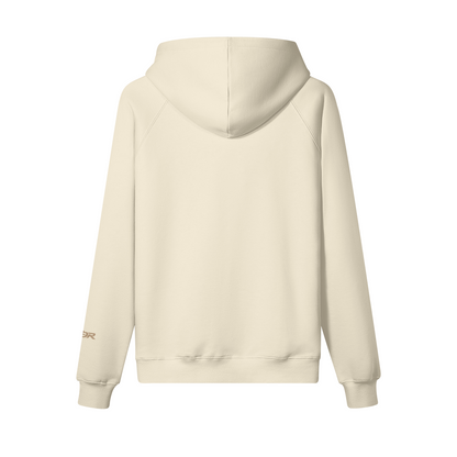 SUÐR Warm Hoodie 380g – Oversized Hoodie in Apricot, Rückansicht
