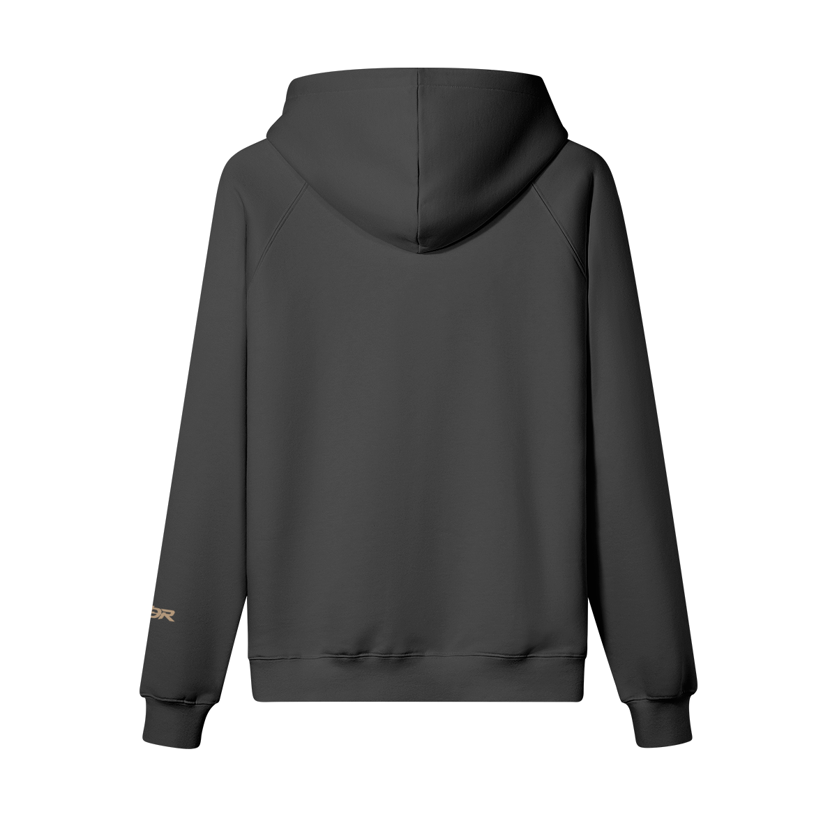 SUÐR Warm Hoodie 380g – Oversized Hoodie in Anthrazit, Rückansicht
