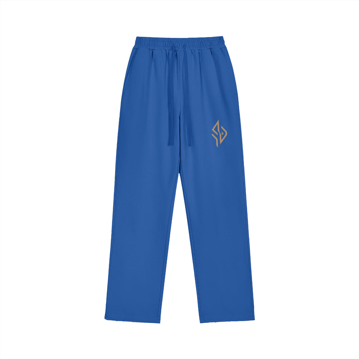 SUÐR Straight Relaxed Jogger 420g – Straight Relaxed Jogger in Königsblau, Vorderansicht