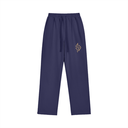 SUÐR Straight Relaxed Jogger 420g – Straight Relaxed Jogger in Marineblau, Vorderansicht